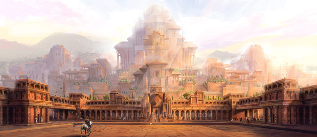 Extraordinary Sets For Baahubali movie Photos